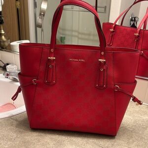 Michael Kors Scarlet Red Tote